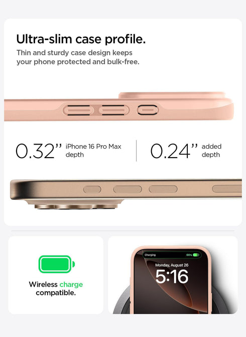 Spigen iPhone 16 PRO Case Thin Fit MagFit